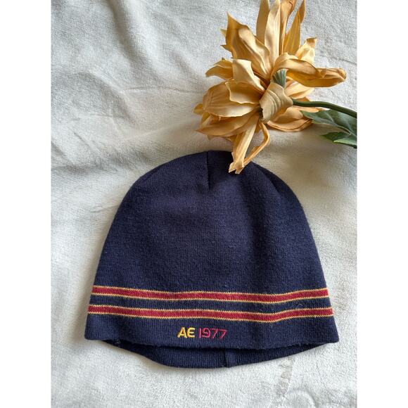 AE American Eagle Skull hat Winter Vintage OS - Picture 1 of 4